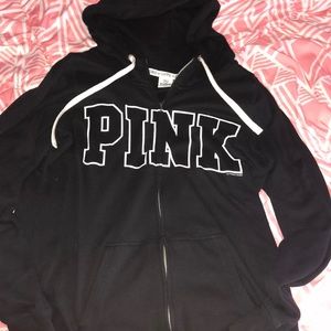 VS PINK ZIP UP